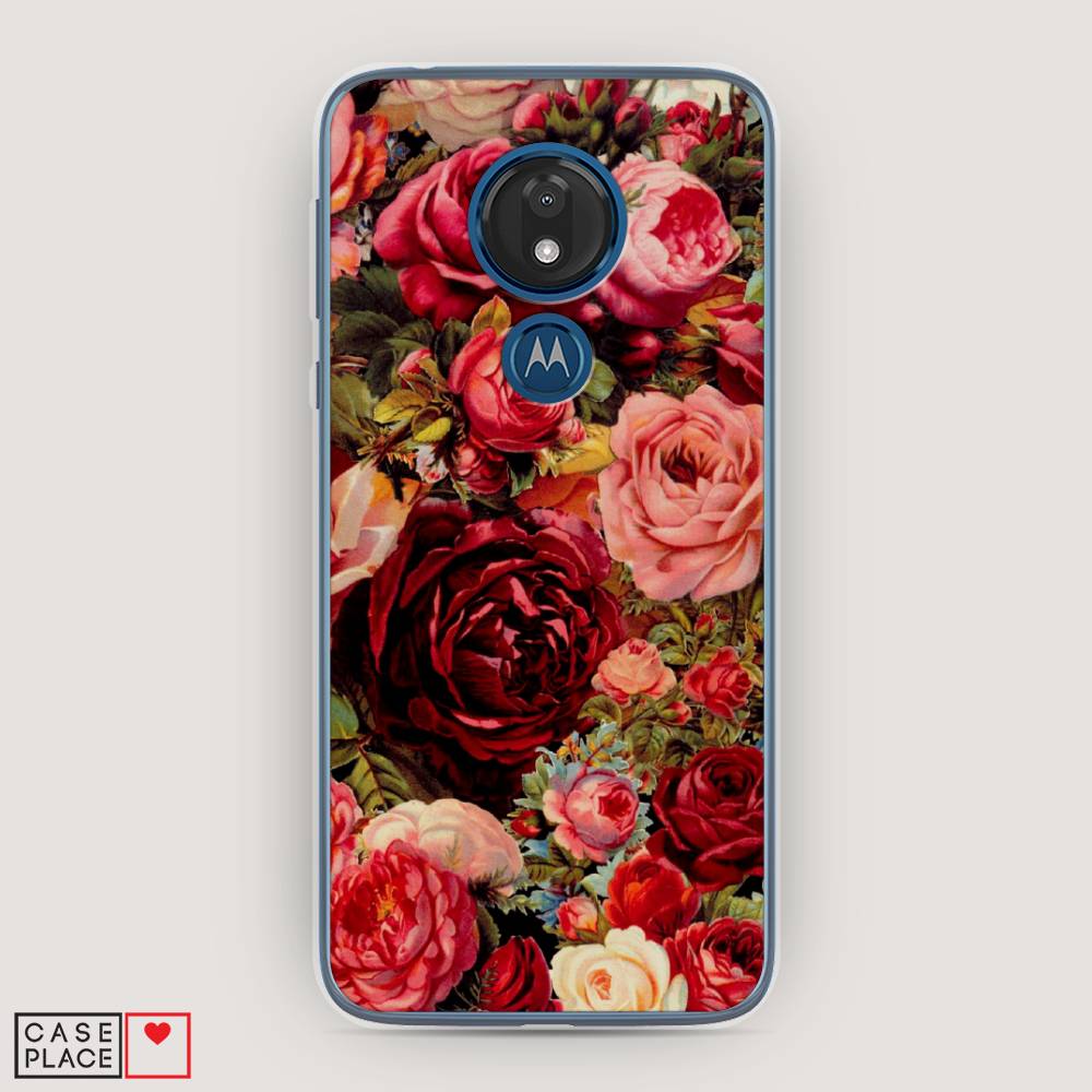 

Чехол Awog на Motorola Moto G7 / Моторола Мото G7 "Розы винтажные", 241150-8