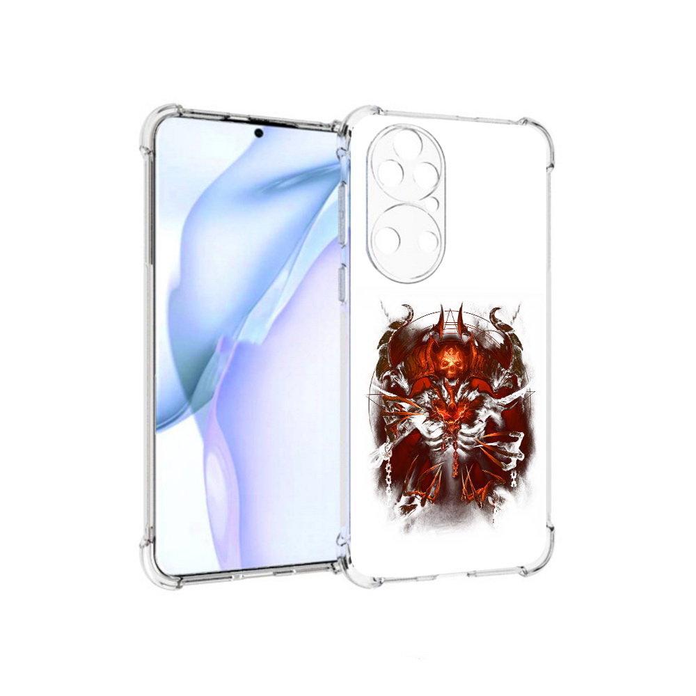 Чехол MyPads Tocco для Huawei P50 яркий демон