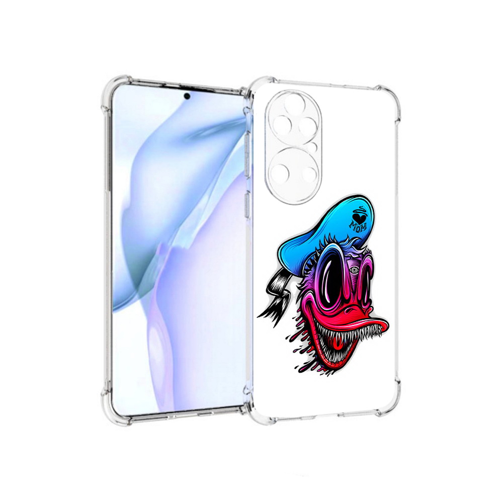 

Чехол MyPads Tocco для Huawei P50 Дональд, Прозрачный, Tocco