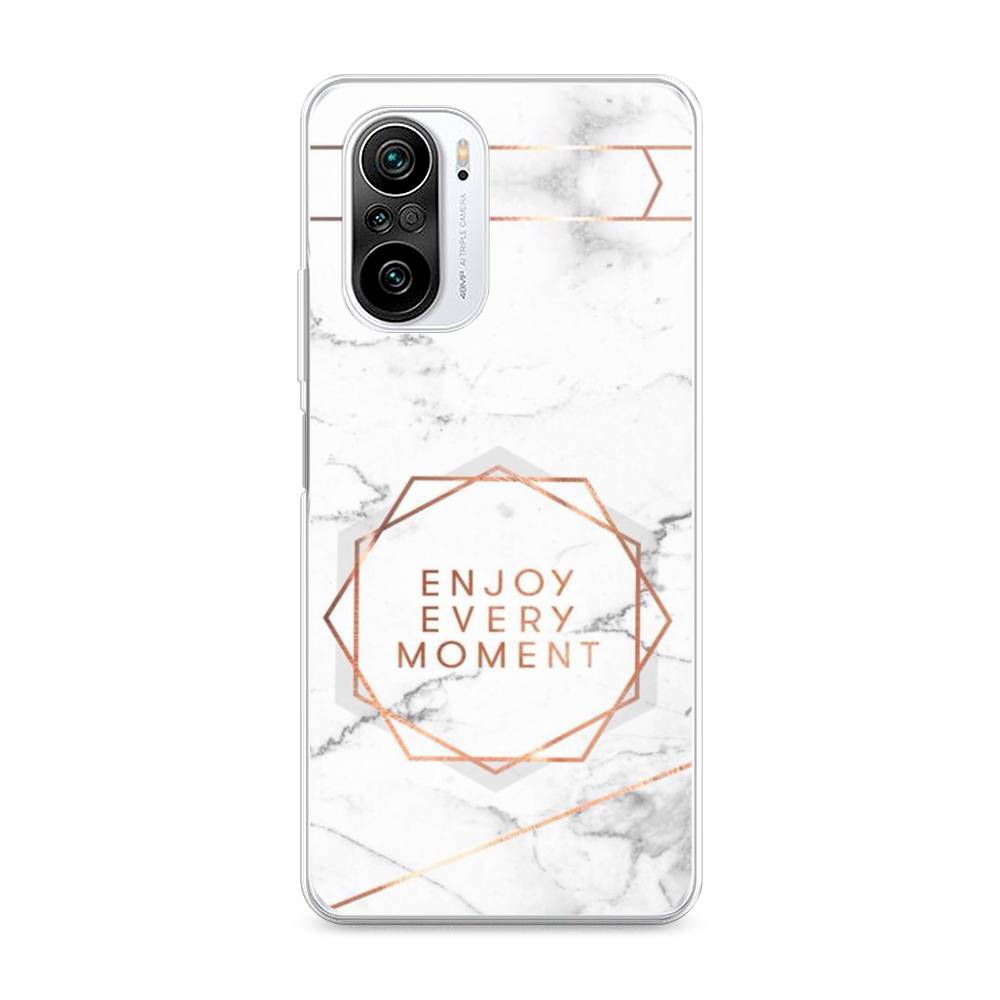 

Чехол Awog на Xiaomi Redmi K40 "Enjoy every moment мрамор", Разноцветный, 310950-7