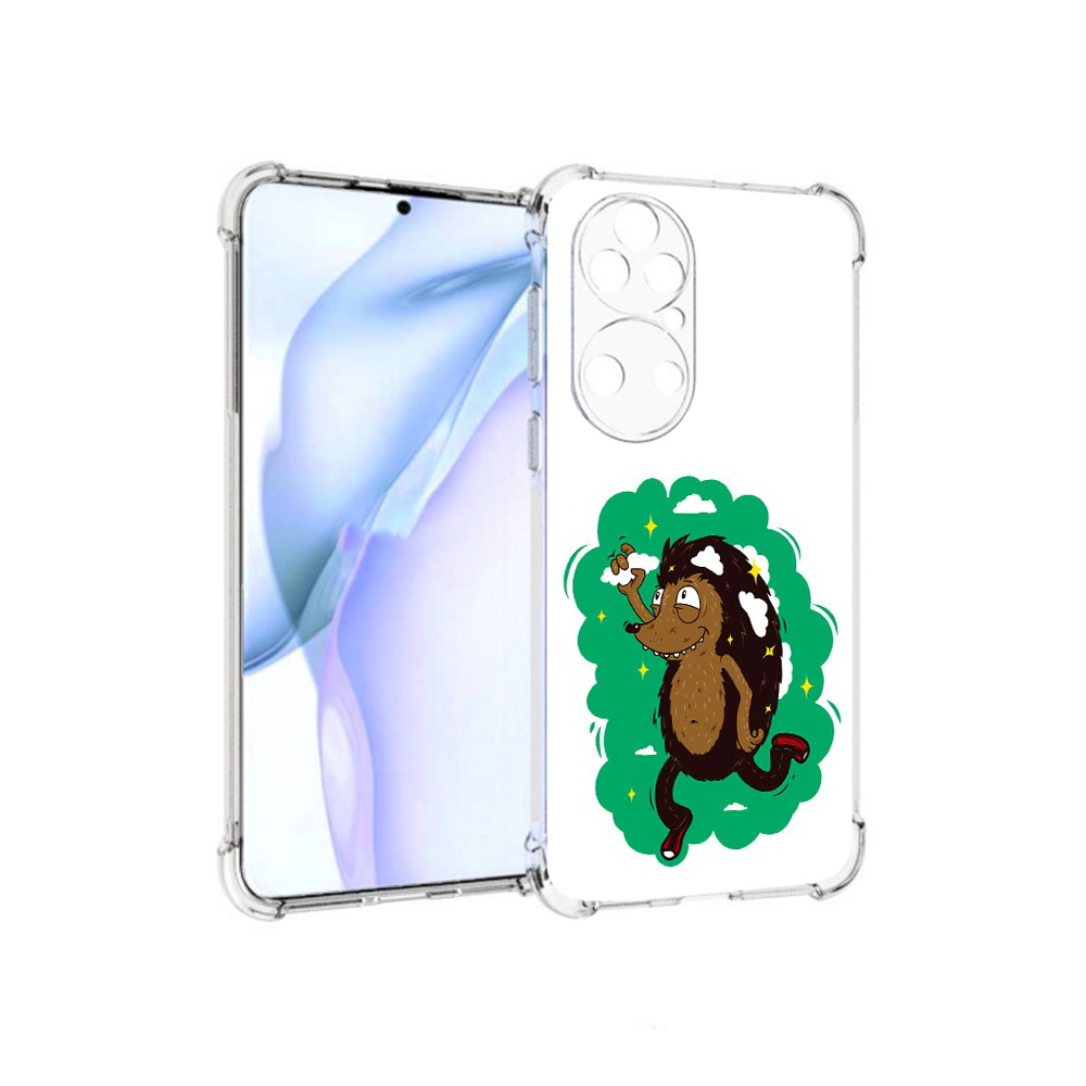 

Чехол MyPads Tocco для Huawei P50 Ежик в облаках, Прозрачный, Tocco