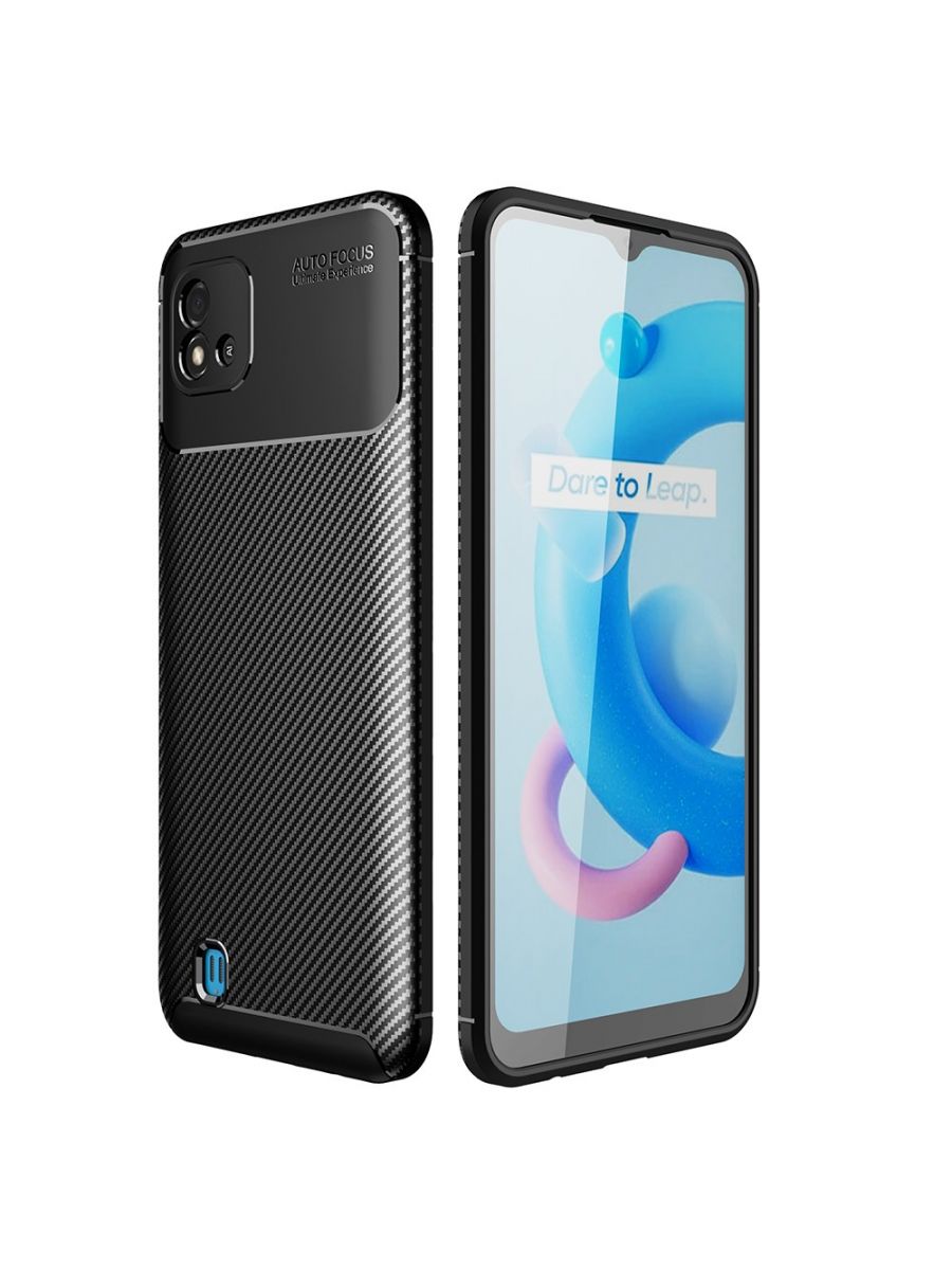 

Силиконовый чехол Beetle на Realme C20 Черный
