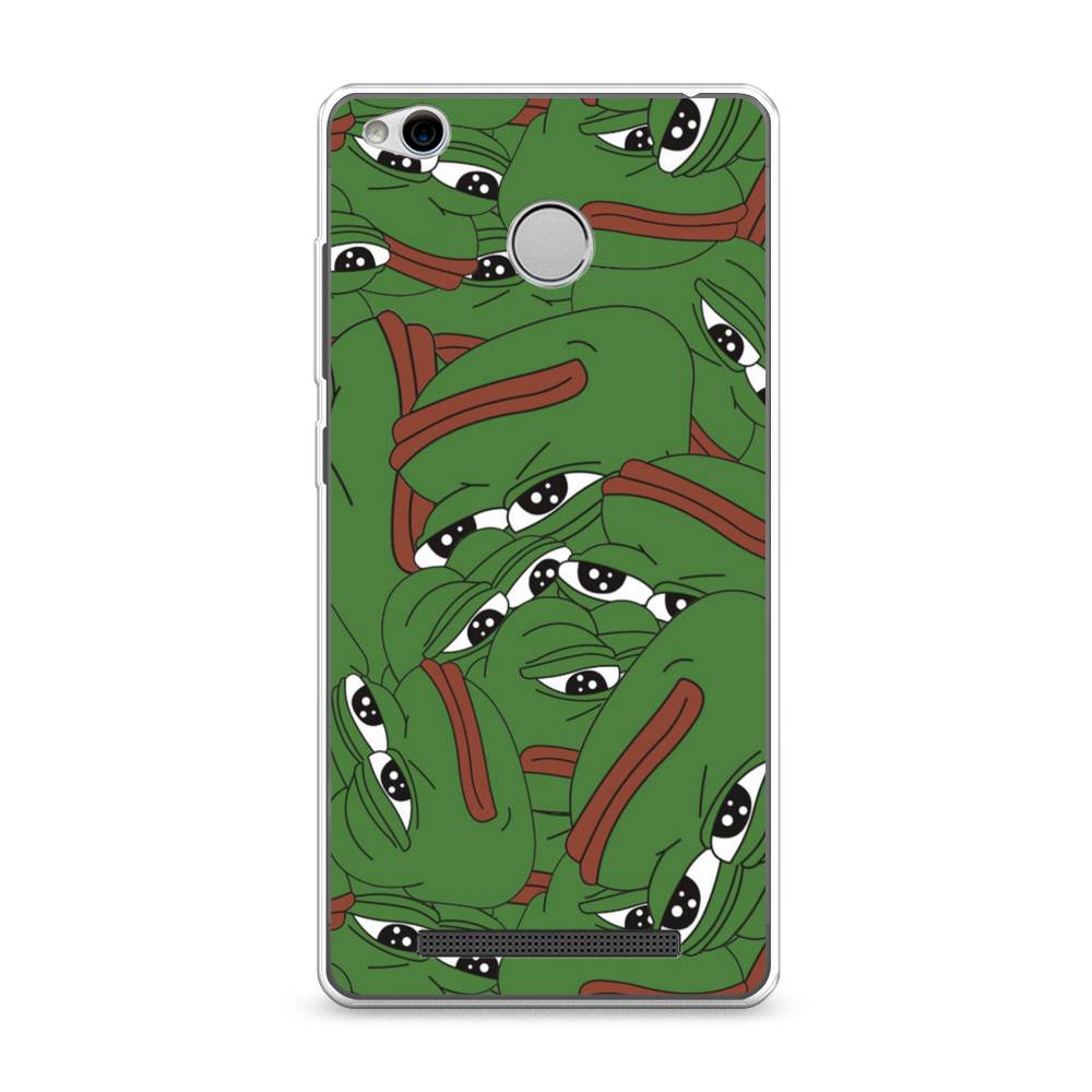 

Чехол Awog на Xiaomi Redmi 3 Pro (3S) "Печальный frog", Разноцветный, 30950-9