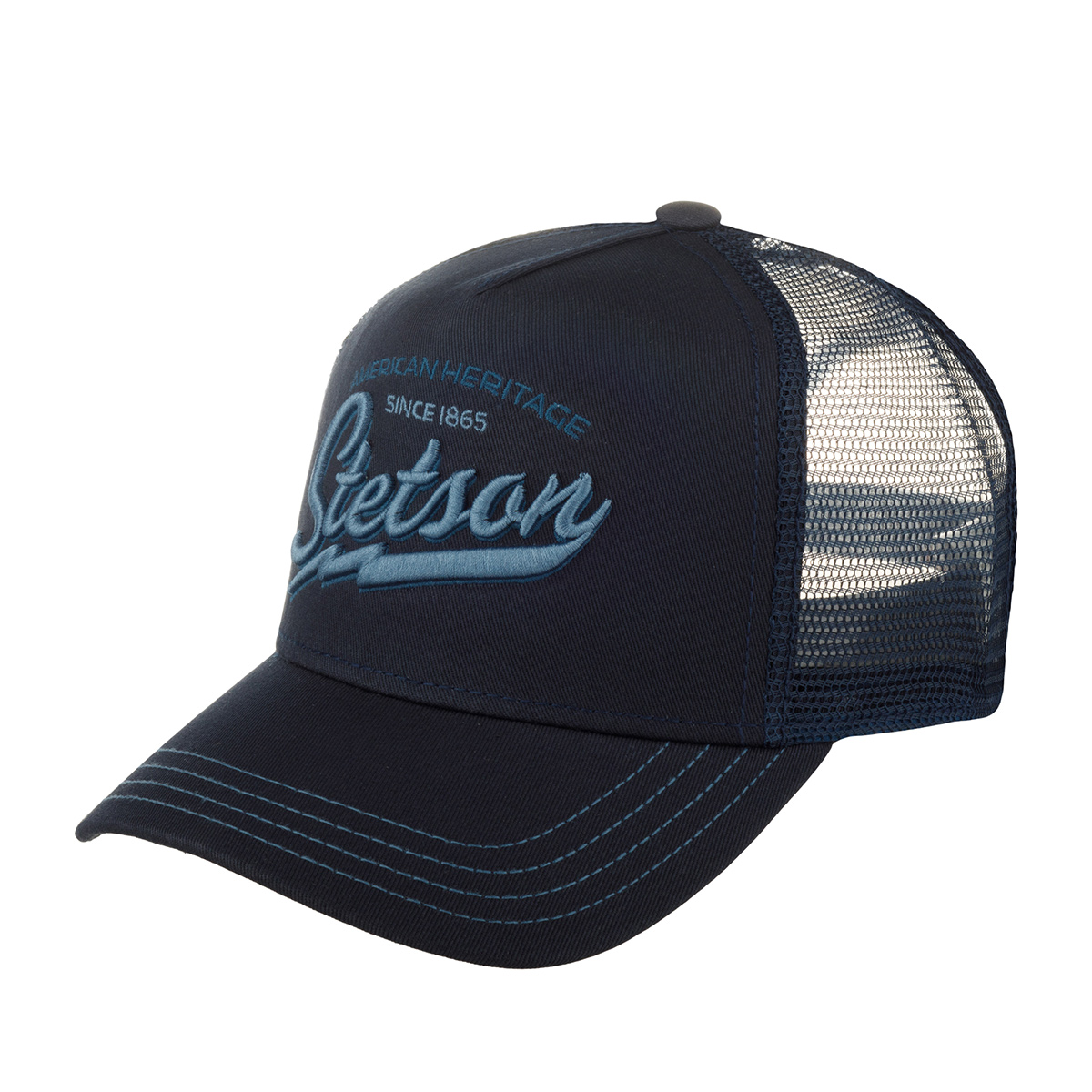

Бейсболка унисекс Stetson 7751171 TRUCKER CAP AMERICAN HERITAGE CLASSIC темно-синяя, Синий, 7751171 TRUCKER CAP AMERICAN HERITAGE CLASSIC