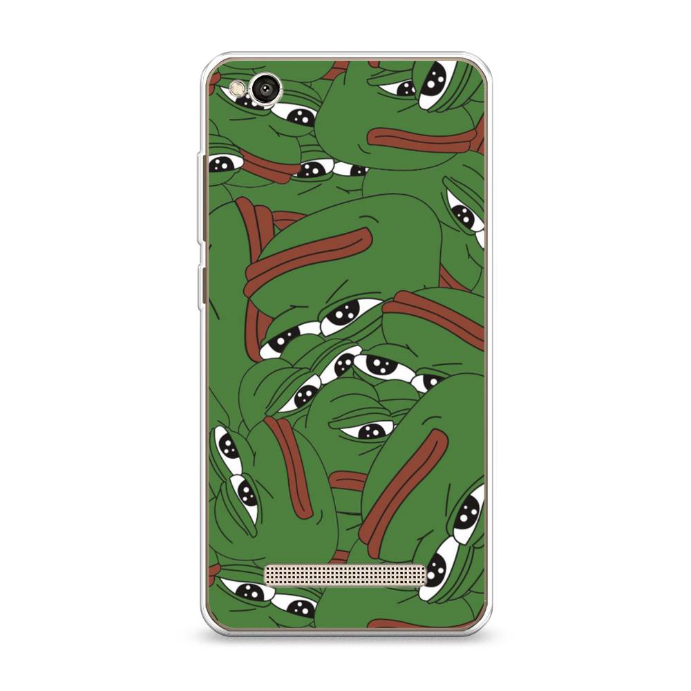 

Чехол Awog на Xiaomi Redmi 4A "Печальный frog", Разноцветный, 31350-9