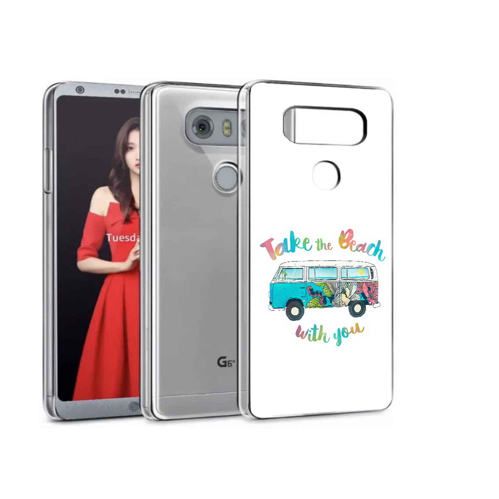

Чехол MyPads Tocco для LG G5 Хиппи автобус, Прозрачный, Tocco