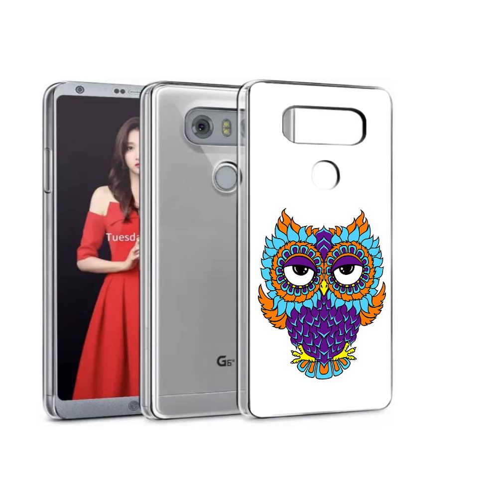 

Чехол MyPads Tocco для LG G5 Цветная сова, Прозрачный, Tocco