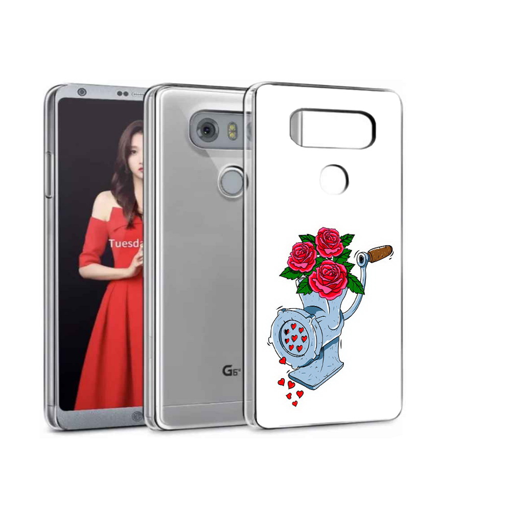 

Чехол MyPads Tocco для LG G5 Цветочные сердца, Прозрачный, Tocco
