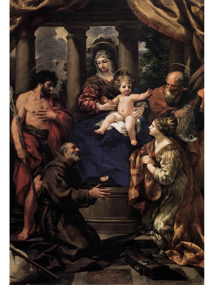 

Постер DRABS A3 Пьетро да Кортона Virgin and Child with Saints