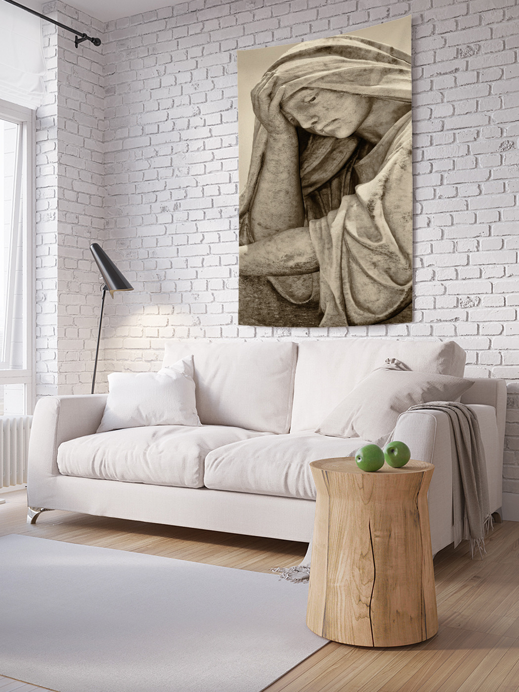 

Вертикальное фотопанно на стену JoyArty Плачущий агел 150x200 см, Плачущий агел