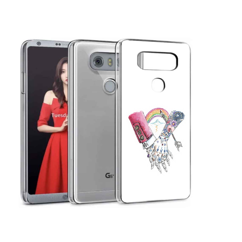 

Чехол MyPads Tocco для LG G5 абстракция руки в татуировках, Прозрачный, Tocco