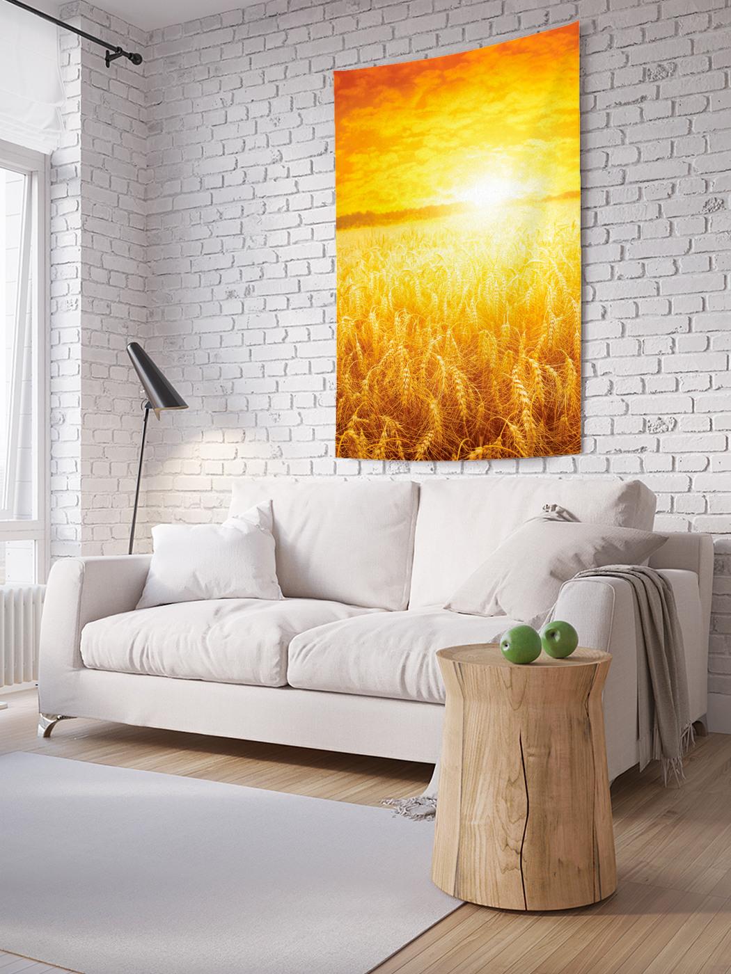 

Вертикальное фотопанно на стену JoyArty Ослепляющее поле 150x200 см, Ослепляющее поле