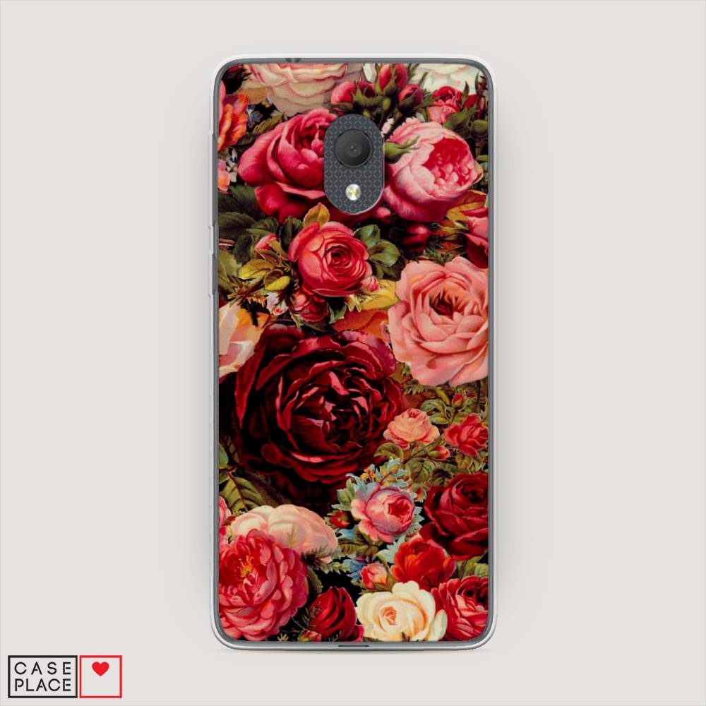

Чехол Awog на Alcatel 1C 5003D (2019) / Алкатель 1C 5003D (2019) "Розы винтажные", 170650-8