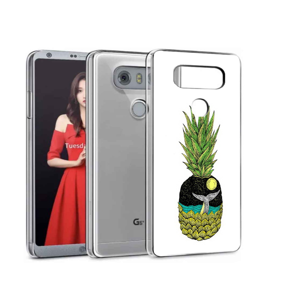 

Чехол MyPads Tocco для LG G5 ананас с китом, Прозрачный, Tocco