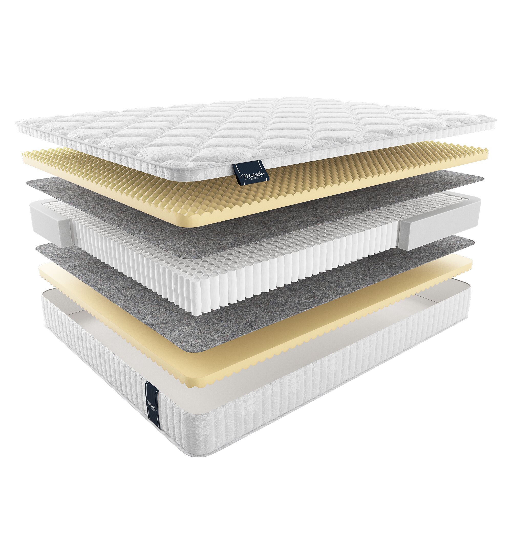 

Матрас Materlux Venice Soft 115х190, Бежевый;белый;серый;серебристый, Venice Soft