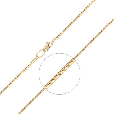 

Цепочка из желтого золота 60 см PLATINA jewelry 21-1012-040-1130-17, 21-1012-040-1130-17