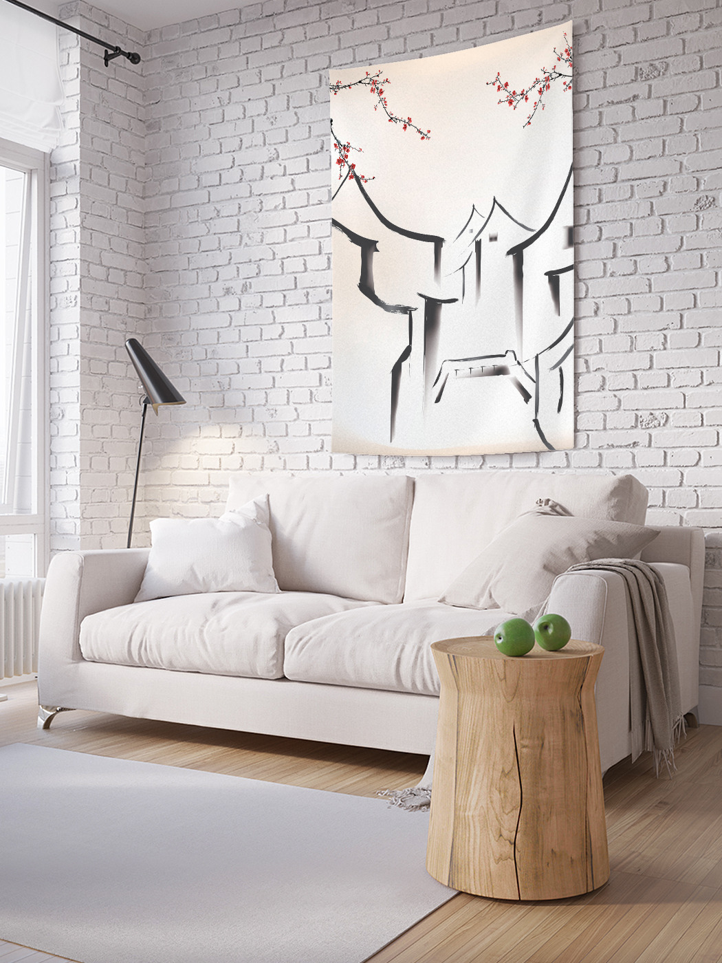 

Вертикальное фотопанно на стену JoyArty Теневые дома 150x200 см, Теневые дома