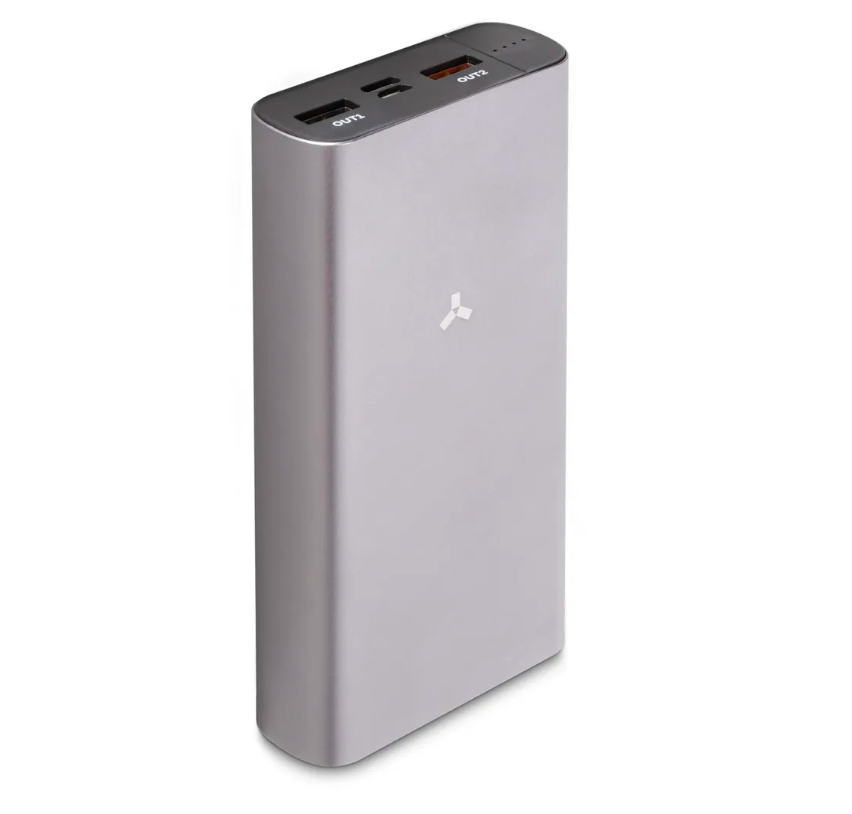 

Внешний аккумулятор (Power Bank) ACCESSTYLE Battleship II 20MPQ, 20000мAч, серый
