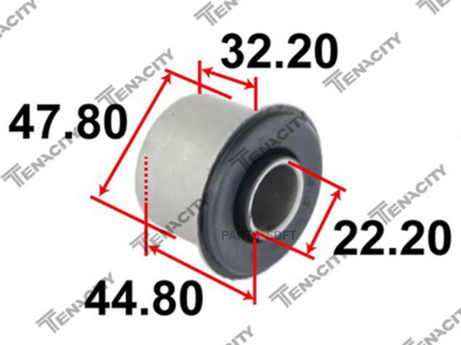 

Сайлентблок Переднего Верхнего Рычага 1Шт TENACITY AAMIS1010