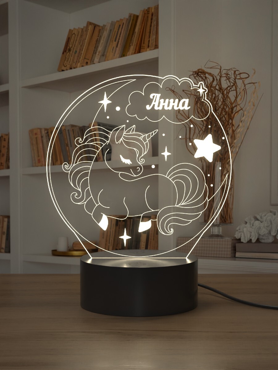 

Ночник Light Insidе детский Единорог Анна