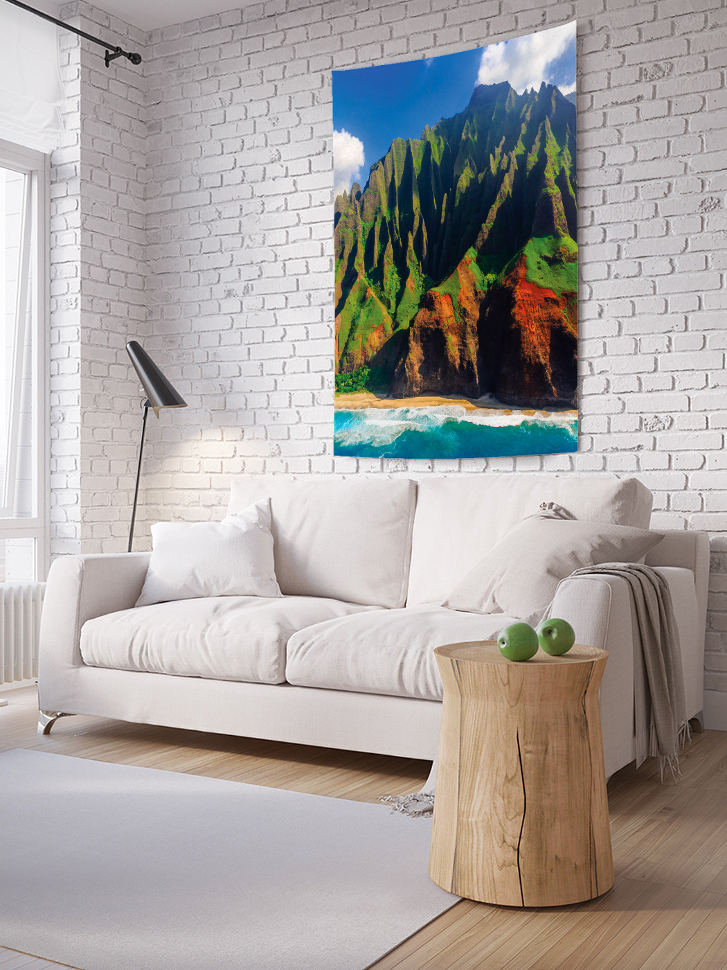 

Вертикальное фотопанно на стену JoyArty Горное побережье 150x200 см, Горное побережье