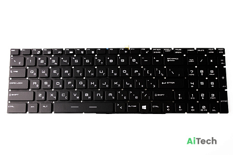 

Клавиатура для MSI GE62 GE72 без подсветки p/n: V143422GK1, S1N-3ERU2U1-SA0