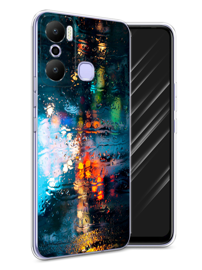 

Чехол Awog на Infinix Hot 20 Play "Абстракция 28", Голубой, 3103550-3