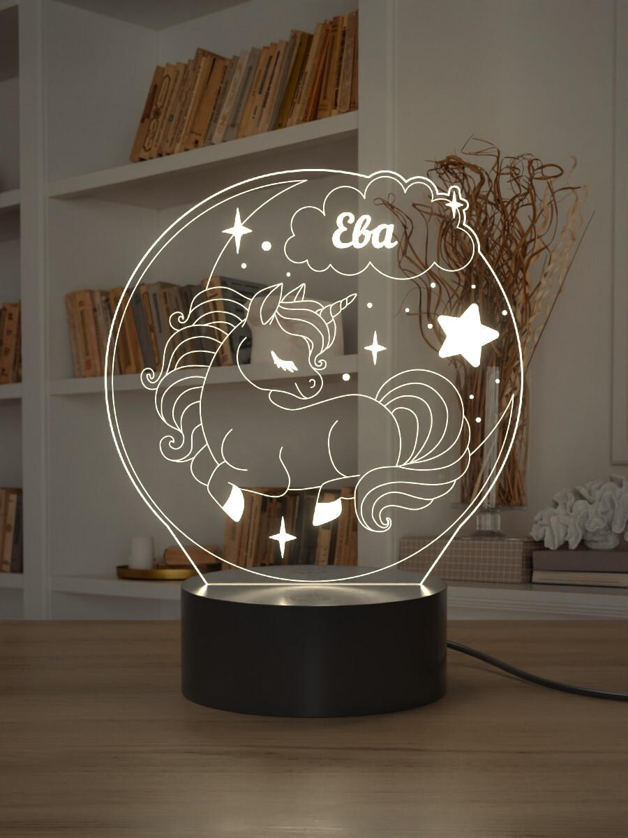 

Ночник Light Insidе детский Единорог Ева