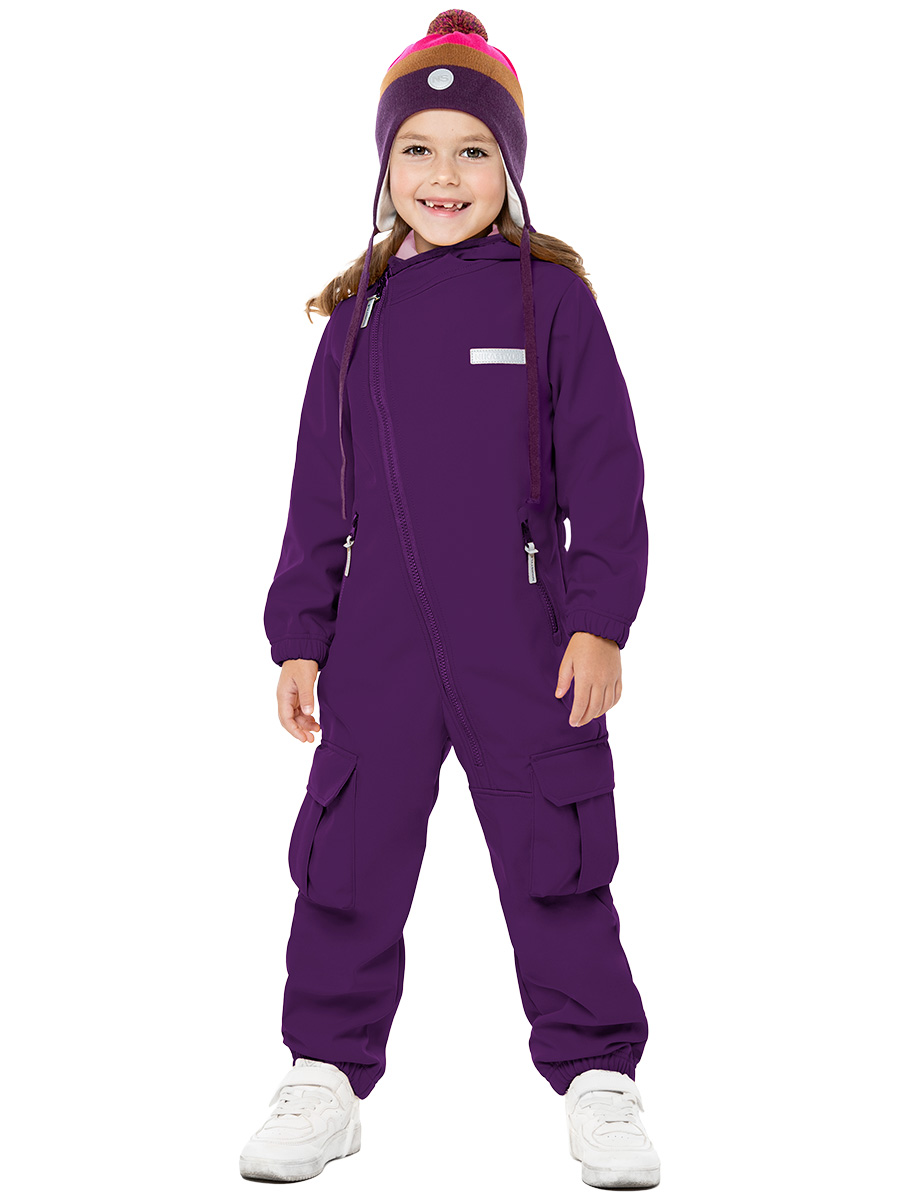

Комбинезон детский NIKASTYLE 8л8224, бордовый, 122, 8л8224