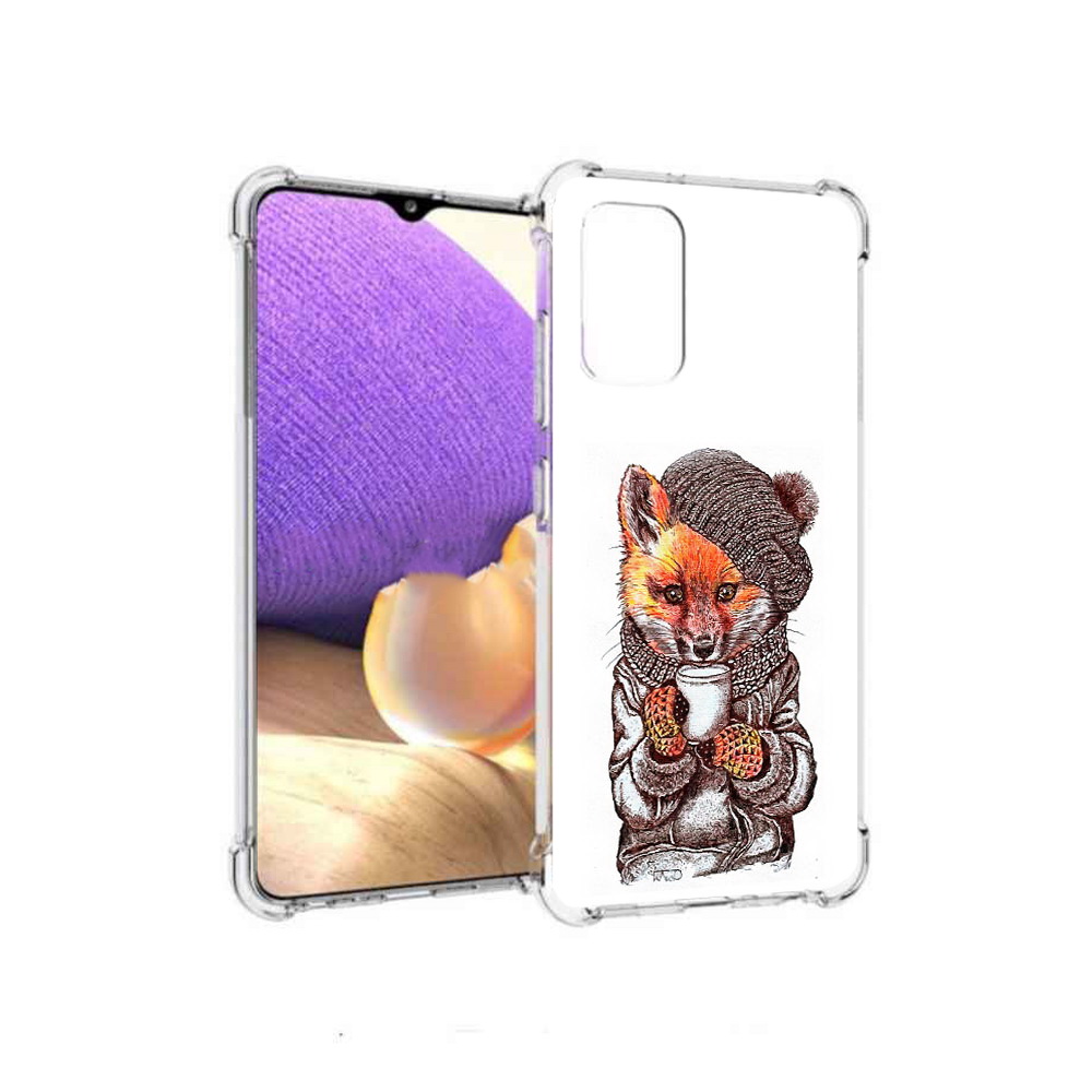 

Чехол MyPads Tocco для Samsung Galaxy A32 лиса в шапке (PT158368.514.437), Tocco