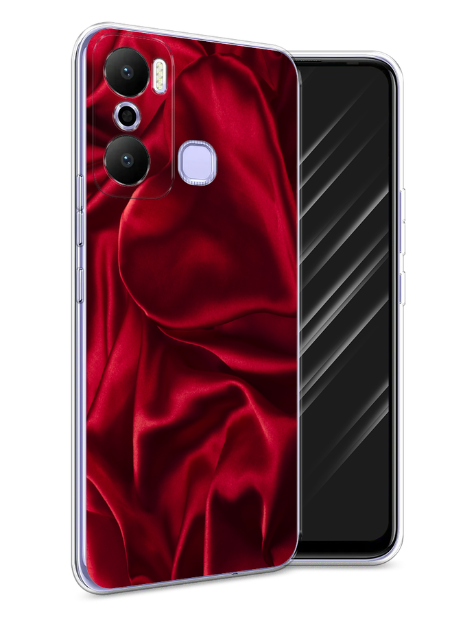 

Чехол Awog на Infinix Hot 20 Play "Текстура красный шелк", 3103550-3