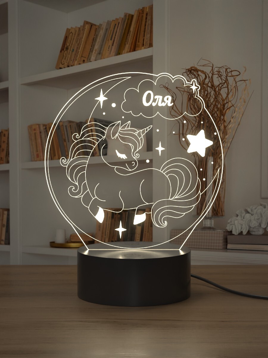

Ночник Light Insidе детский Единорог Оля