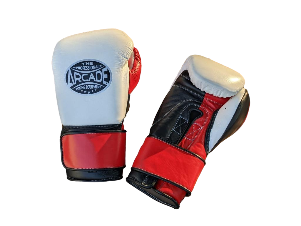 Боксерские перчатки Arcade 14 унций, White Red