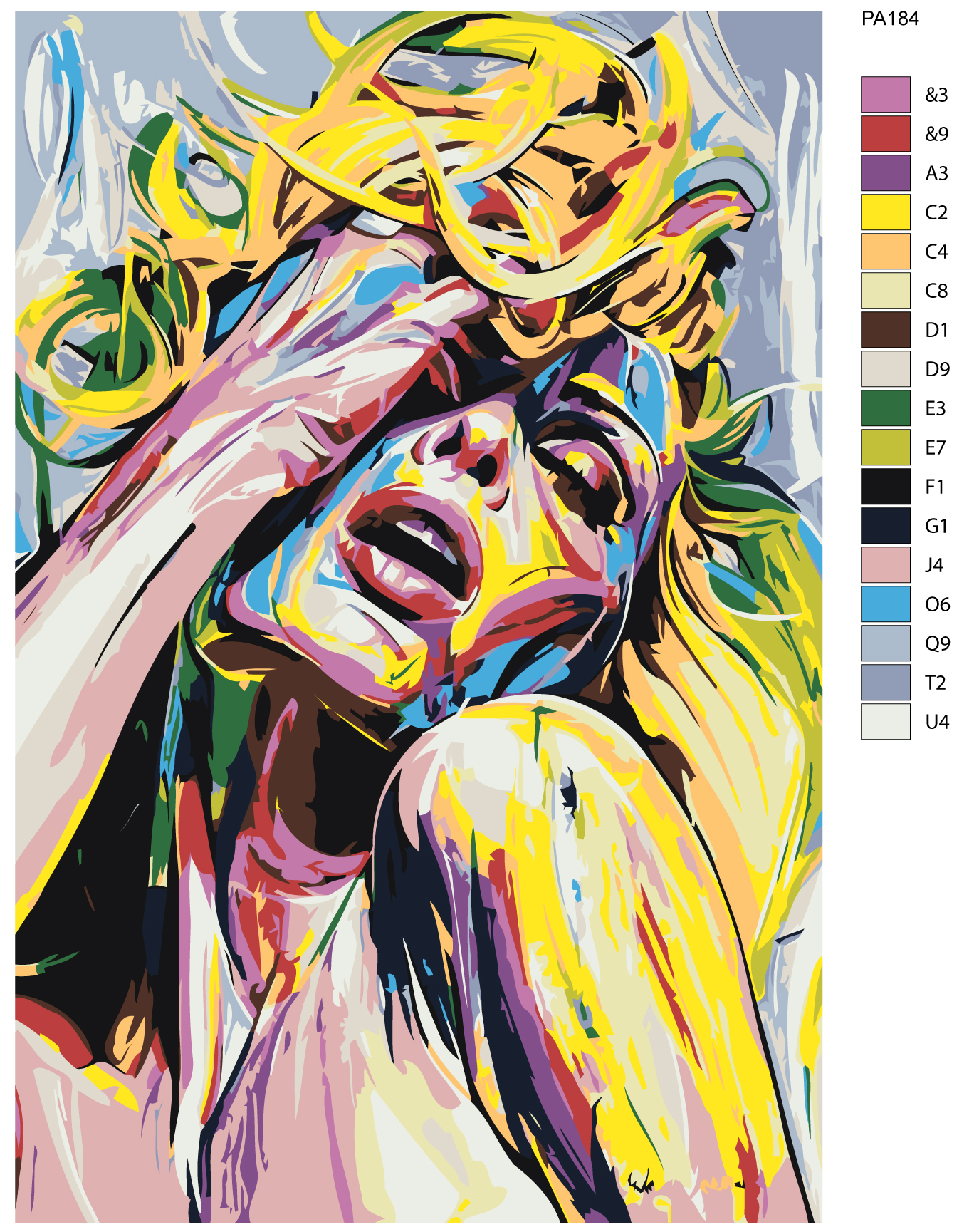 

Картина по номерам, Живопись по номерам, 80 x 120, PA184, PA184