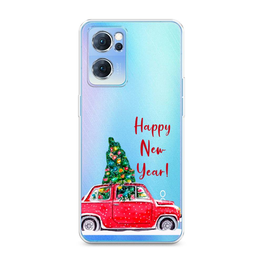

Чехол для Oppo Reno 7 5G "Happy New Year", Красный;зеленый, 258150-5