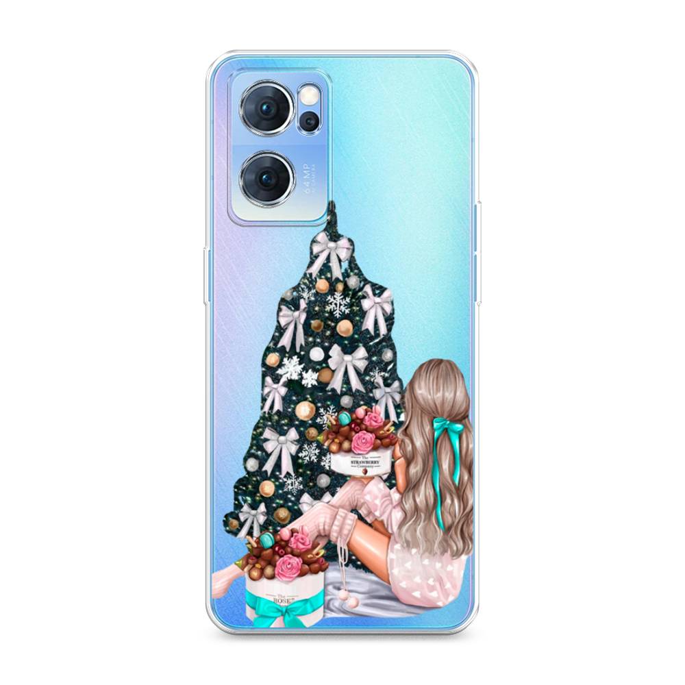 

Чехол для Oppo Reno 7 5G "New Year", Зеленый;бежевый;голубой, 258150-5