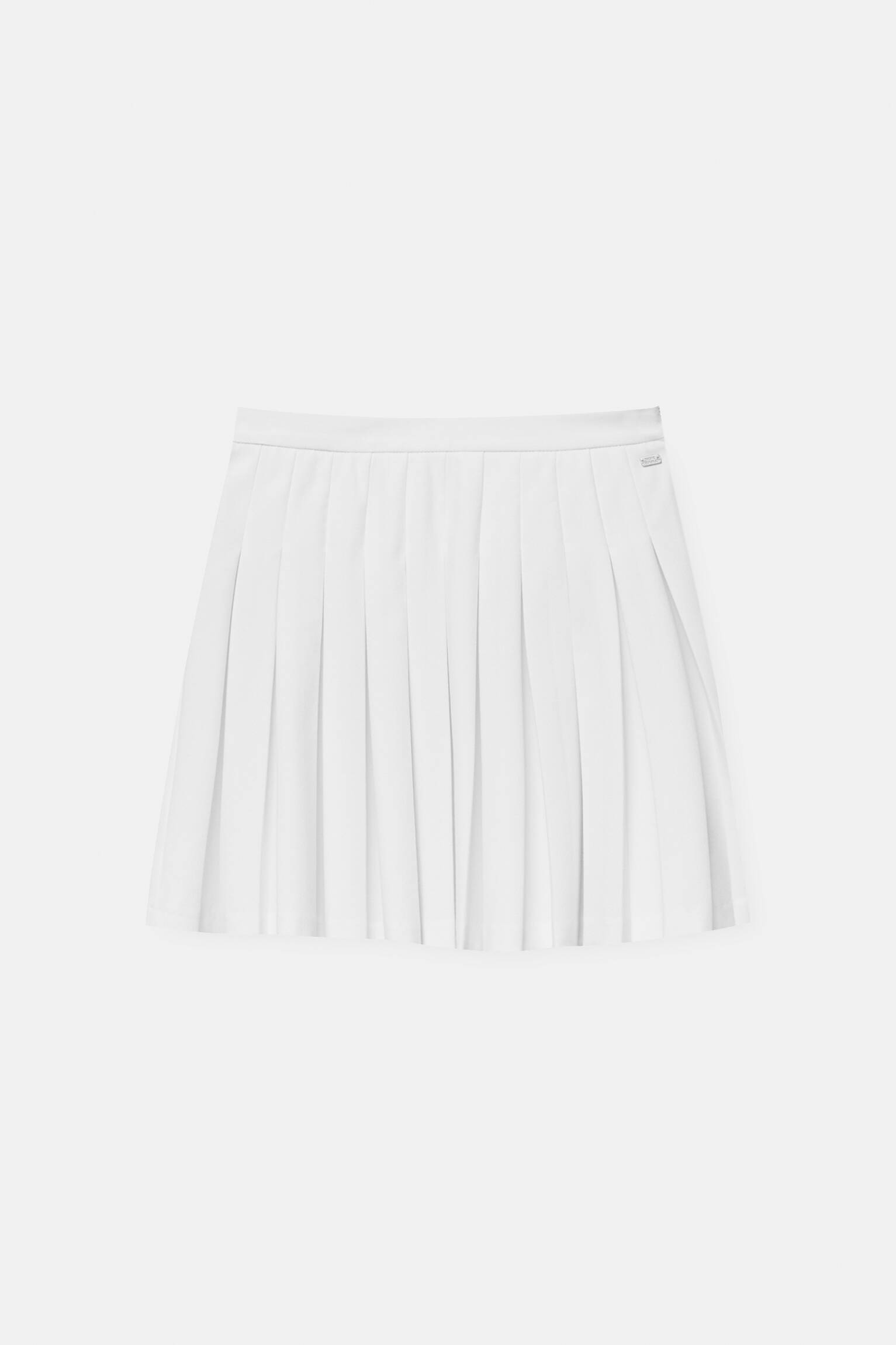 Юбка женская Pull&Bear PUL562085494 белая S. Доставка из-за рубежа.