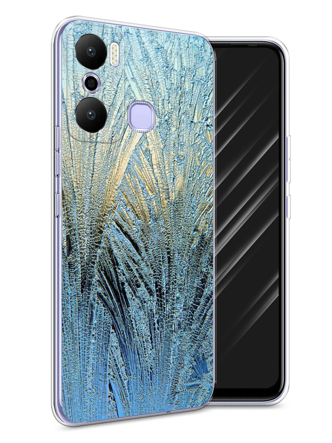 

Чехол Awog на Infinix Hot 20 Play "Лёд", Голубой, 3103550-4