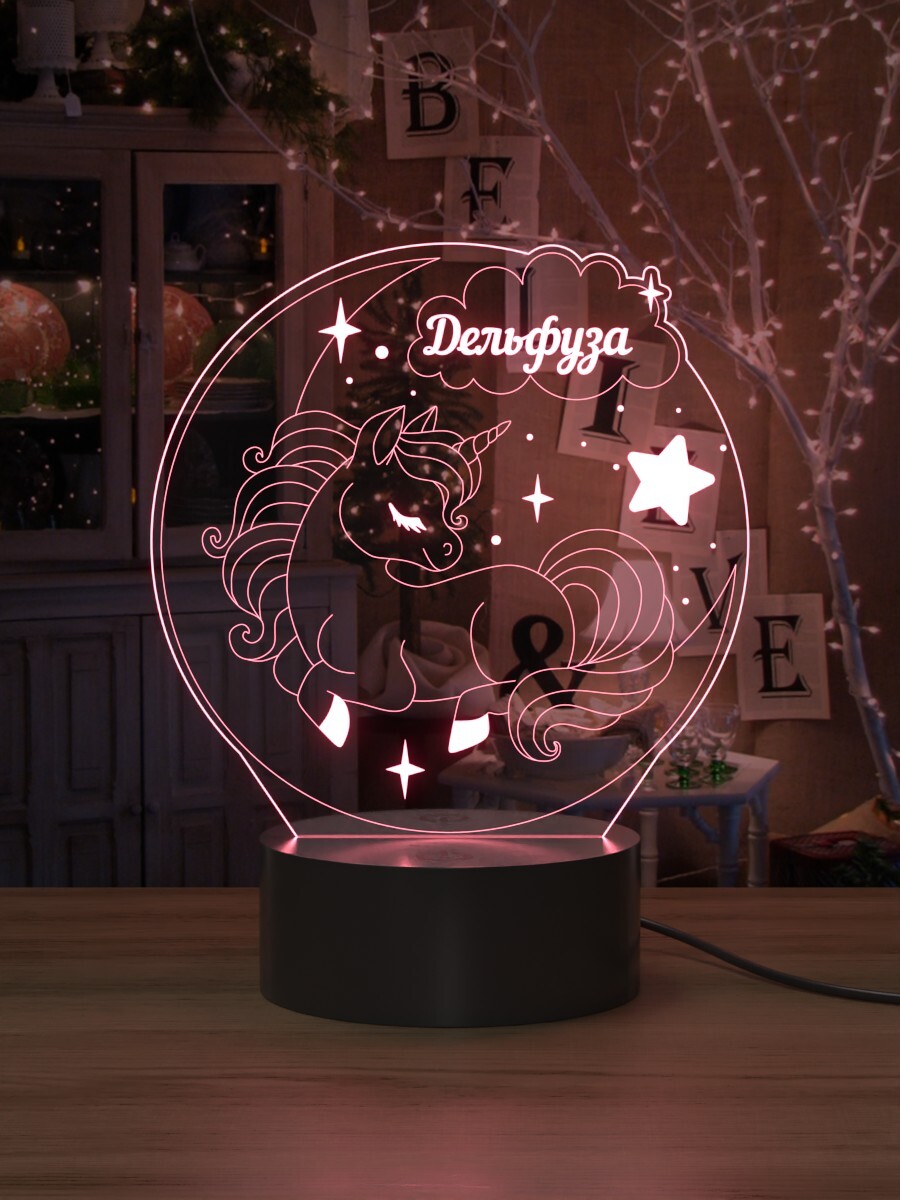 

Ночник Light Insidе детский Единорог Дельфуза
