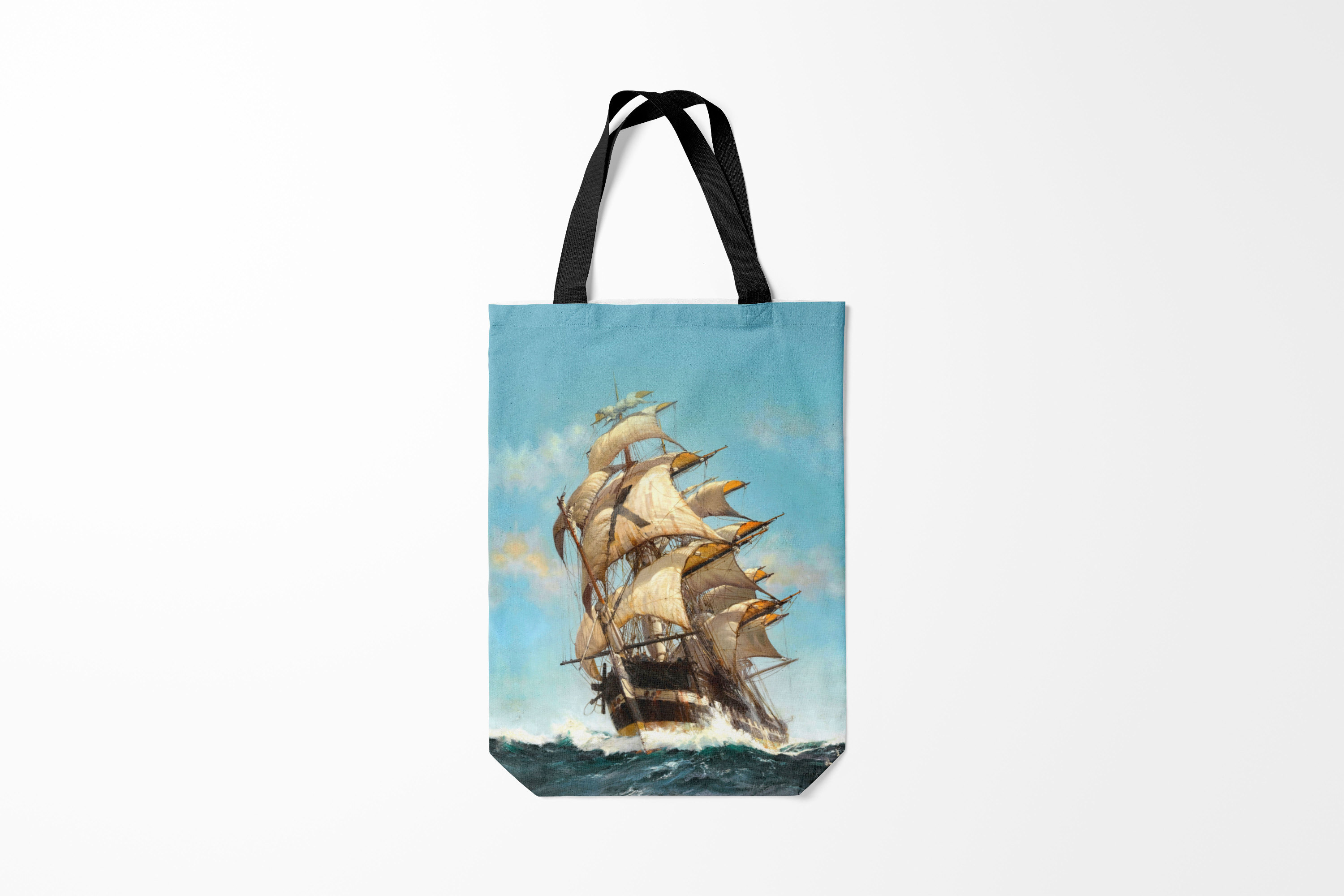 

Сумка шoппер унисекс Burnettie Акулы Парусник, голубой, Акулы Парусник