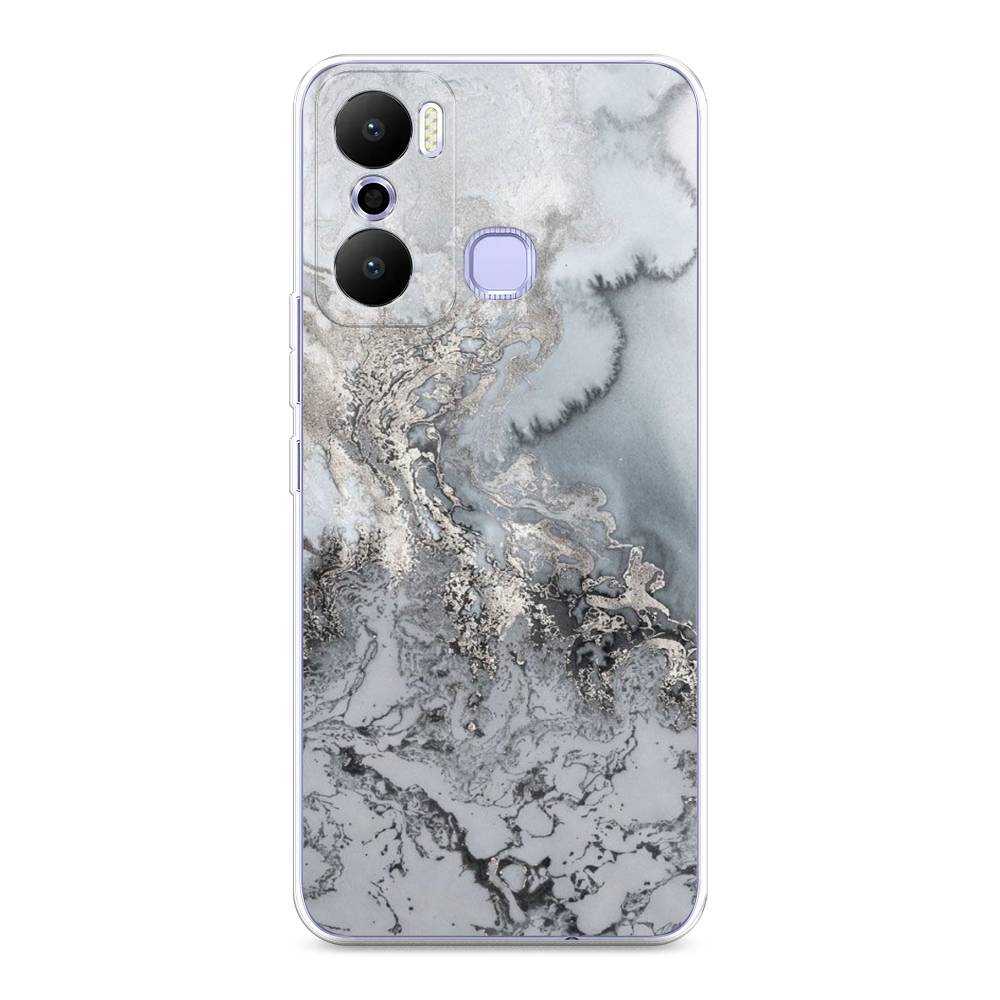 фото Чехол awog для infinix hot 20 play "морозная лавина серая"