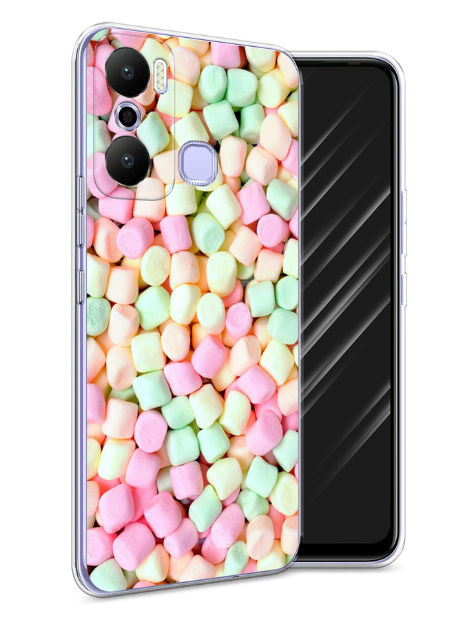 

Чехол Awog на Infinix Hot 20 Play "Marshmallows", Зеленый;желтый;розовый, 3103550-10