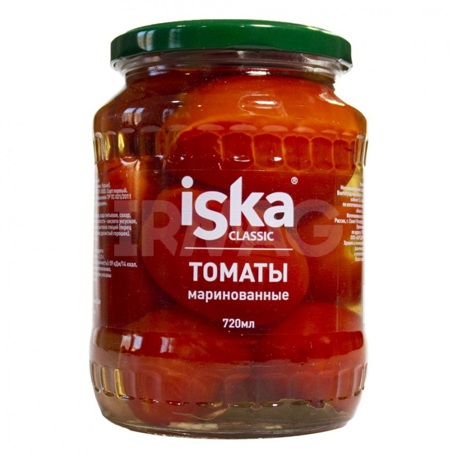 

Томаты маринованные ISKA 720 мл, 21520