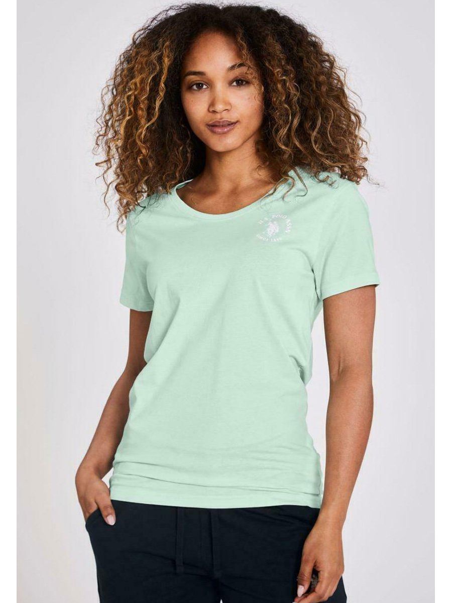 

Футболка женская U.S. POLO Assn. US221D00Q синяя XS, Синий, US221D00Q