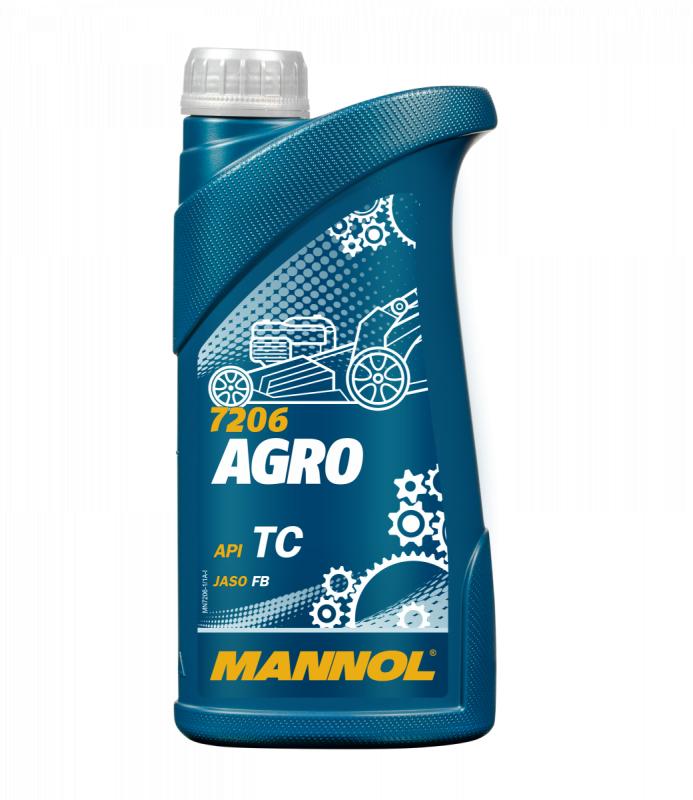 Моторное масло 2Т MANNOL AGRO  7206 1 л.