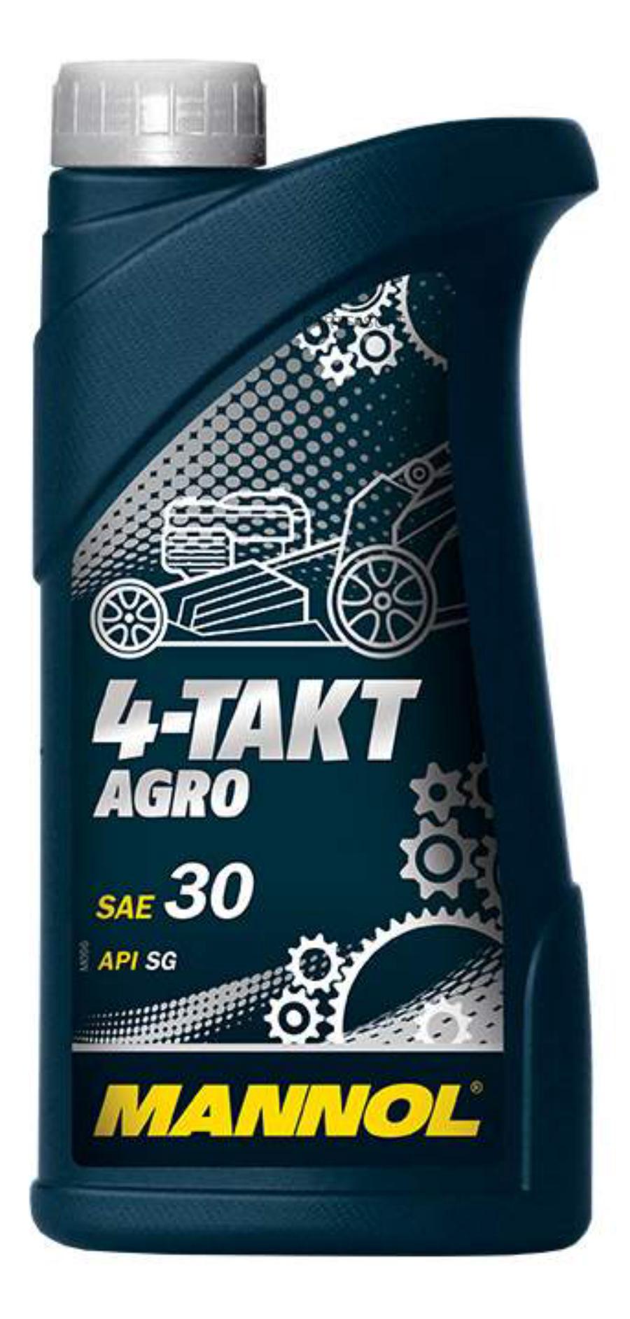 Моторное масло Mannol минеральное sae 30 4-takt-agro 4t 1л