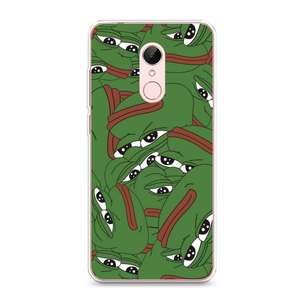 

Чехол Awog на Xiaomi Redmi 5 "Печальный frog", Разноцветный, 33050-9