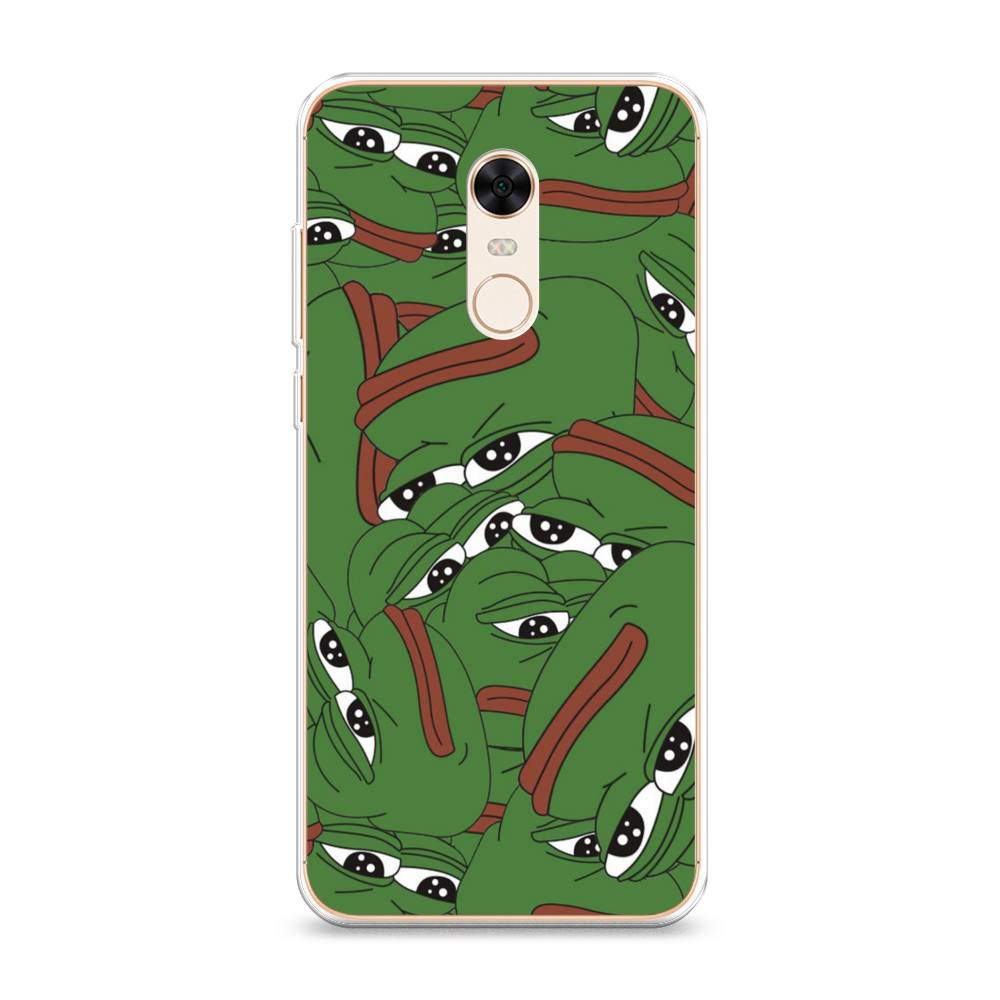 

Чехол Awog на Xiaomi Redmi 5 Plus "Печальный frog", Разноцветный, 33150-9