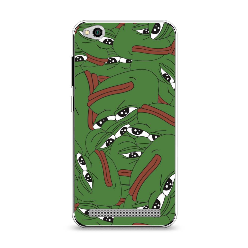 

Чехол Awog на Xiaomi Redmi 5A "Печальный frog", Разноцветный, 32850-9