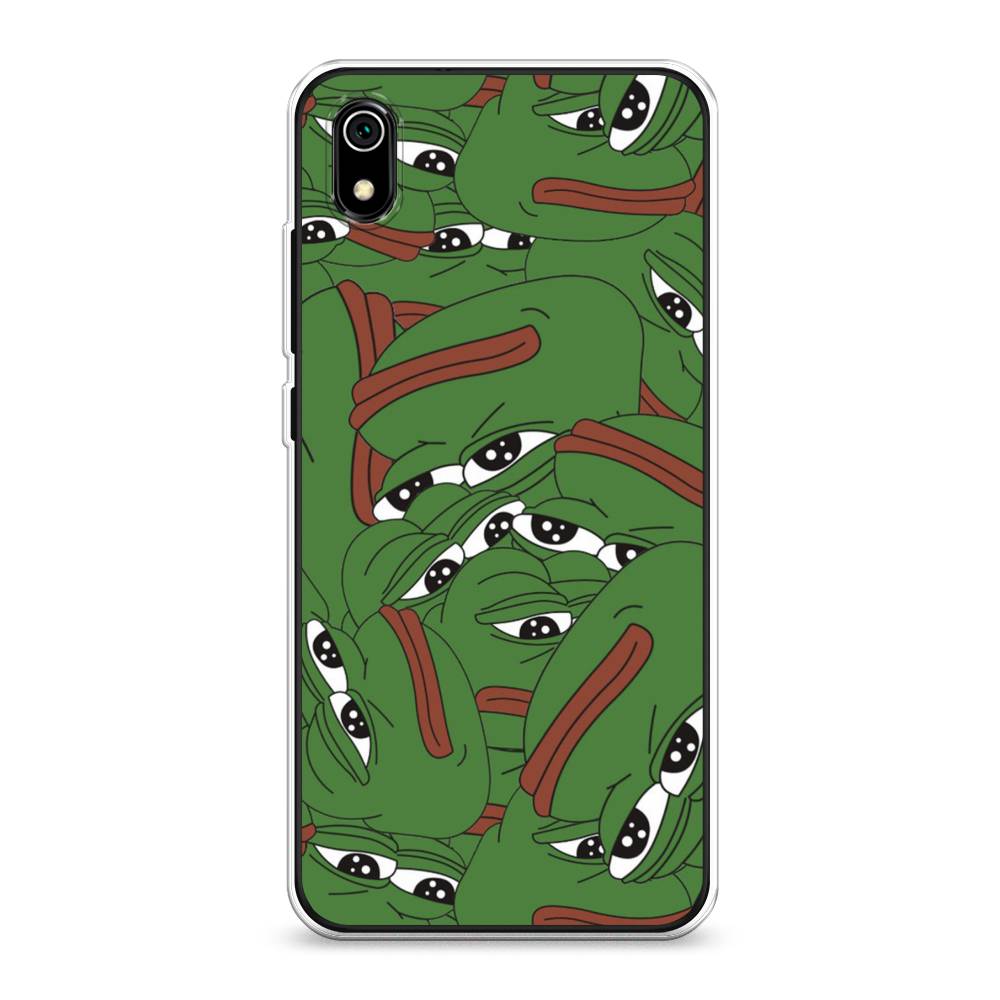 

Чехол Awog на Xiaomi Redmi 7A "Печальный frog", Разноцветный, 35450-9